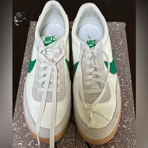 NIKE KILLSHOT 2 LEATHER SAIL-LUCID GREEN-GUM YELLOW SZ 11
